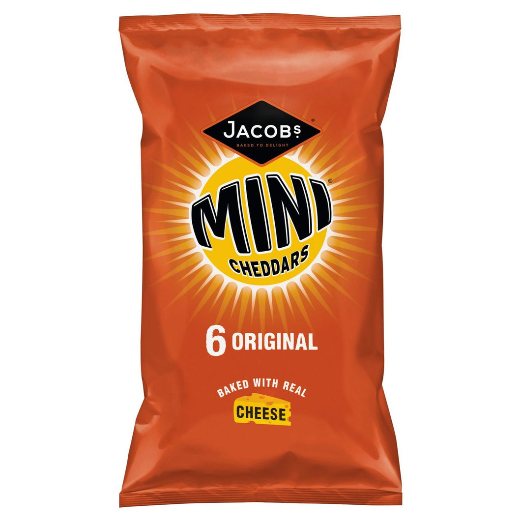 Jacob's Mini Cheddars Cheese 6 Pack