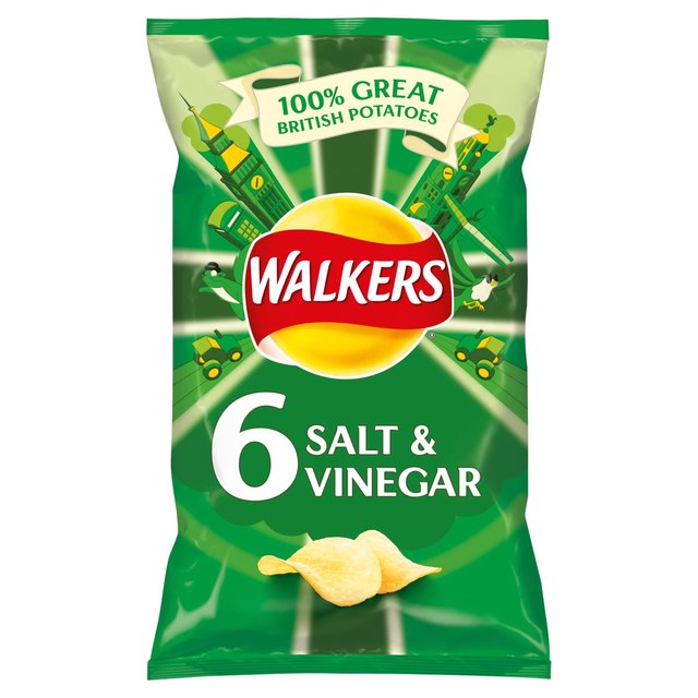 Walkers Salt And Vinegar 6 Pack