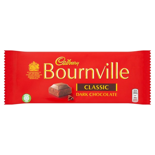 Cadburys Bournville Dark Chocolate 180g - 6.3oz