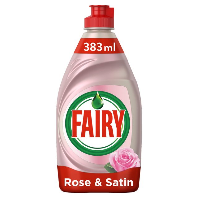 Fairy Clean & Care Washing Up Liquid Rose & Satin 383ml - 12.9fl oz