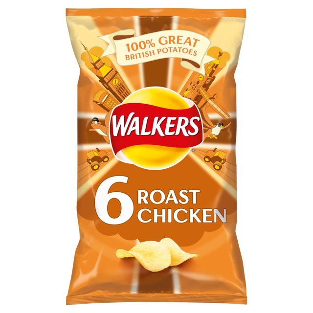 Walkers Chicken Crisps 6 Pack