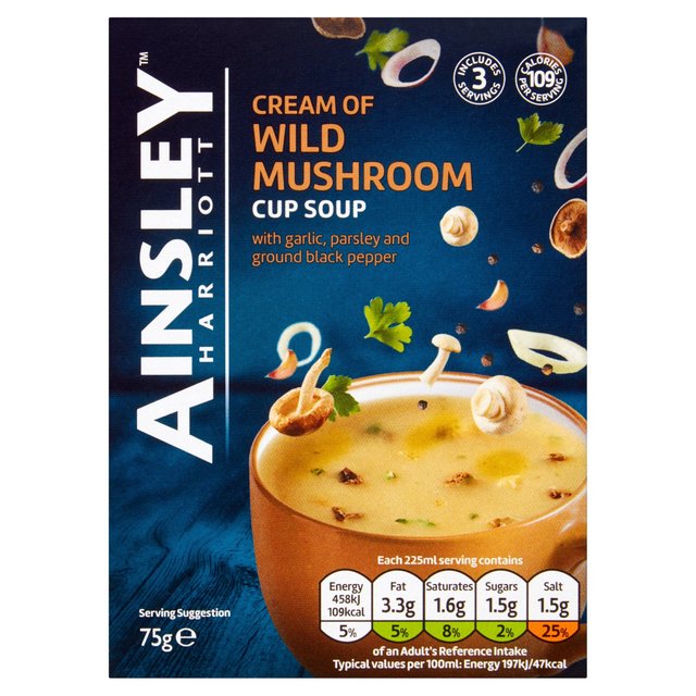 Ainsley Harriott Wild Mushroom Cup Soup 75g - 2.6oz