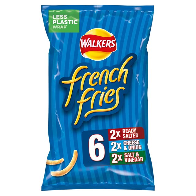 Walkers French Fries Variety Snacks 6 Pack
