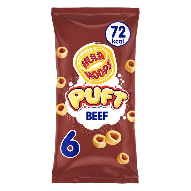 Hula Hoops Puft Beef 6 Pack
