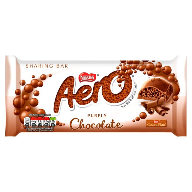 Aero Milk Chocolate Sharing Bar 90g - 3.1oz