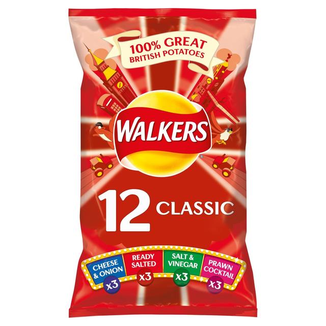 Walkers Classic Variety Crisps 12 Pack