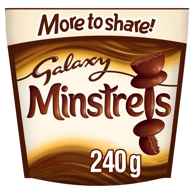 Galaxy Minstrels Chocolate Large Pouch 240g - 8.4oz