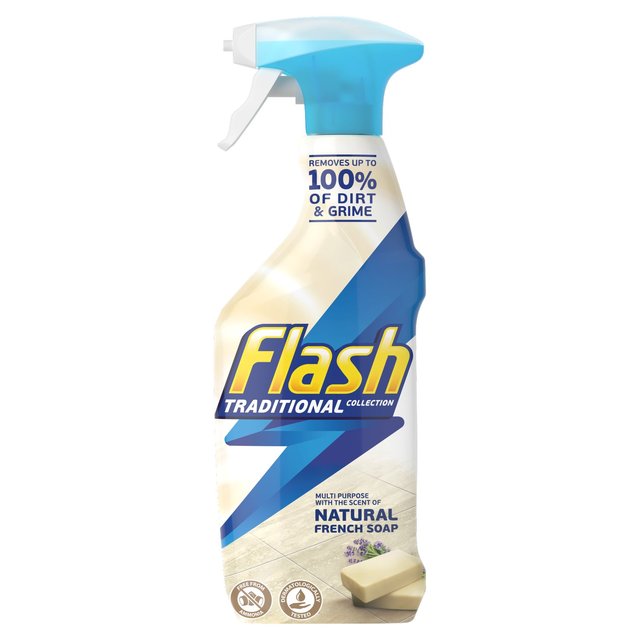 Flash Natural French Soap Spray 500ml - 16.9fl oz