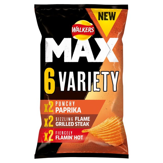 Walkers Max Variety 6 Pack
