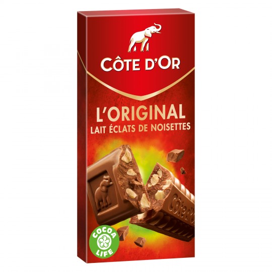 Côte D'Or Chocolat Au Lait Et Eclats Noisettes 200g - 7oz