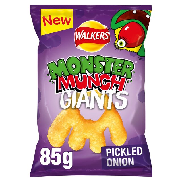 Monster Munch Giants Pickled Onion Snack 85g - 2.9oz