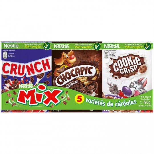 Nestle Mix Cereals - Lion, Nesquik, Chocapic, Crunch & Cookie Crisp