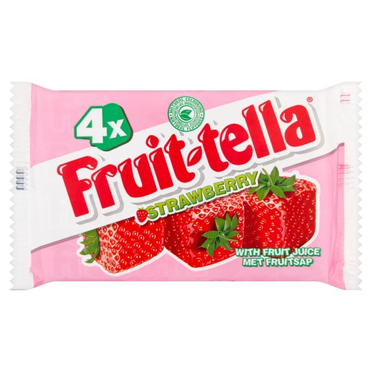 Fruittella Strawberry Sweets Mix 4 Pack