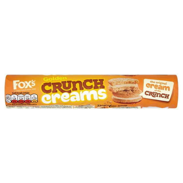 Fox's Golden Crunch Creams 230g - 8.1oz