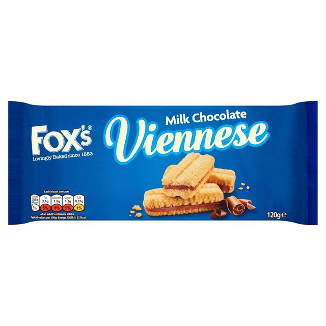 Fox's Viennese Chocolate Sandwich 120g - 4.2oz