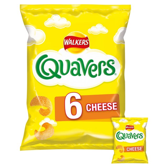 Walkers Quavers Cheese Snacks 6 Pack