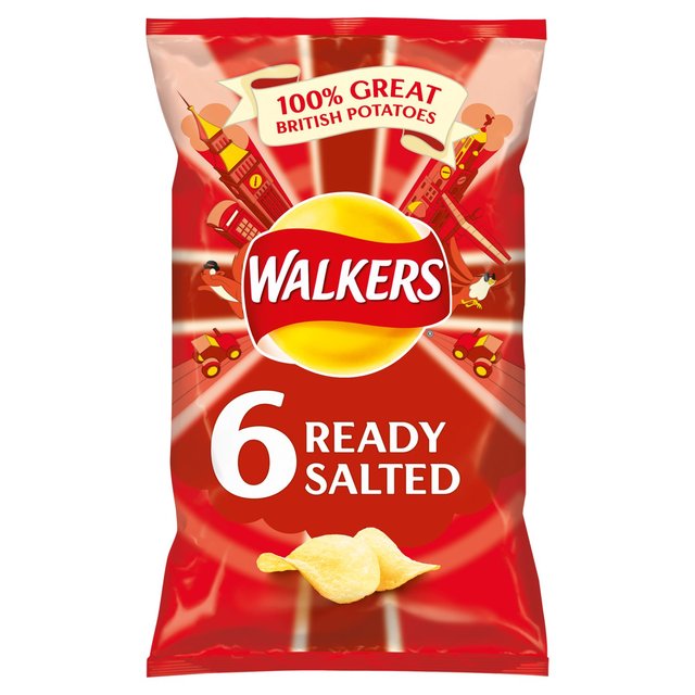 Walkers Ready Salted 6 pack