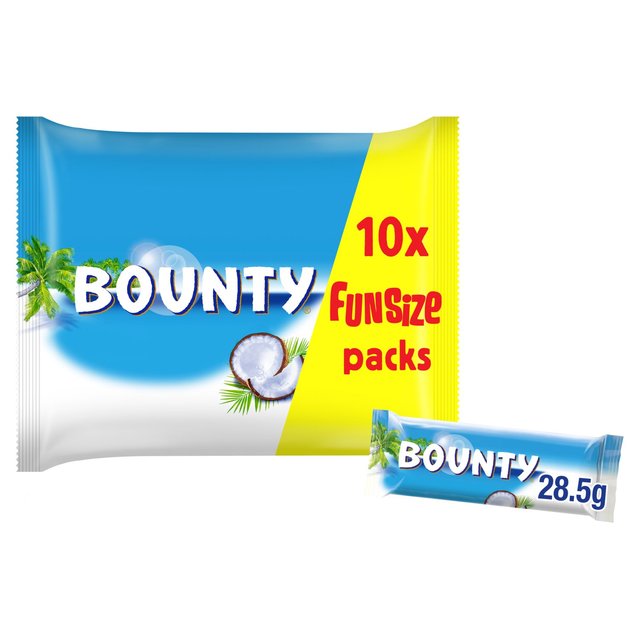 Bounty Coconut Milk Chocolate Fun Size Bars Multipack 303g - 10.6oz