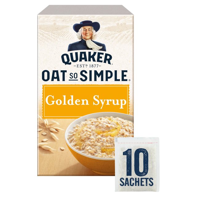 Quaker Oat So Simple Golden Syrup Porridge 10 Sachets