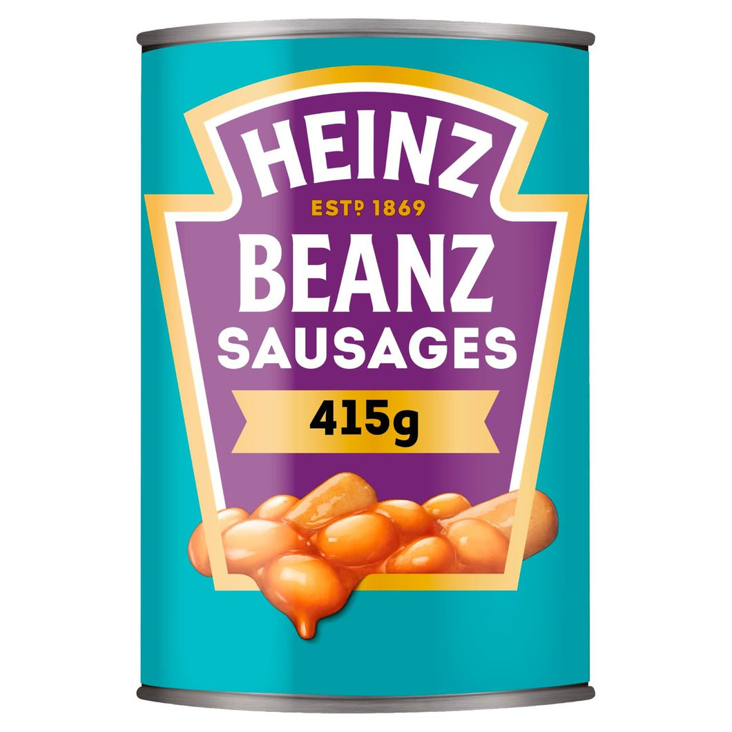 Heinz Beanz with Sausages 415g - 14.6oz