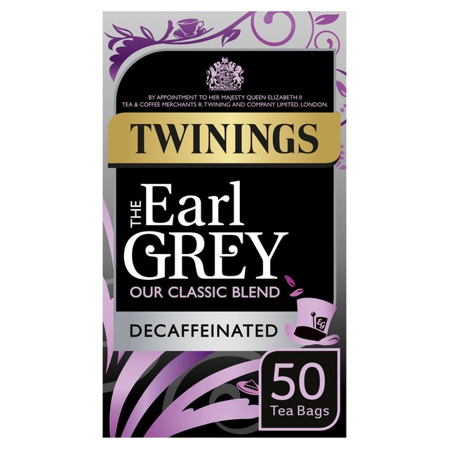 Twinings Decaffeinated Earl Grey Tea Bags 50 Pack
