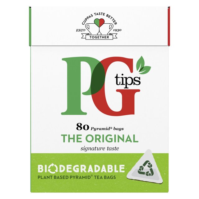 PG Tips Pyramid Tea Bags 80 Pack