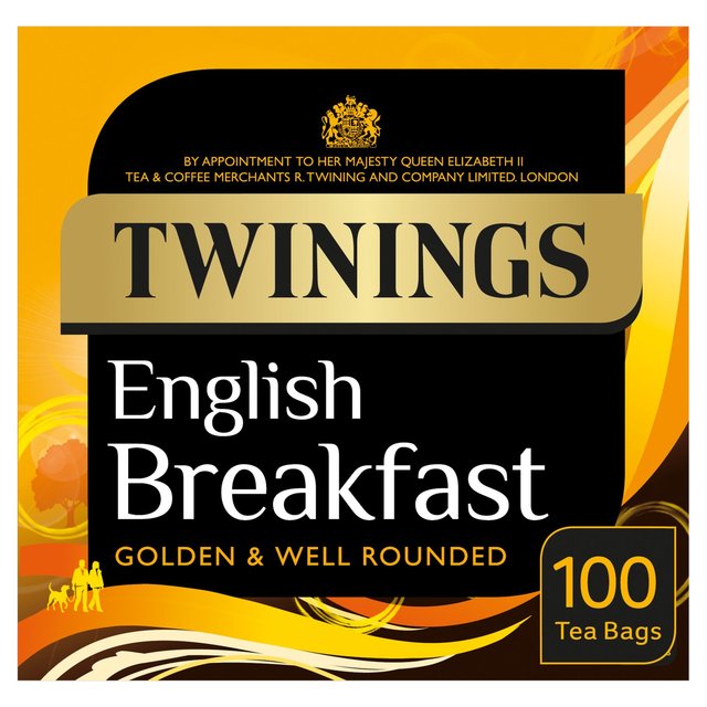 Twinings English Breakfast Tea Bags 100 Pack