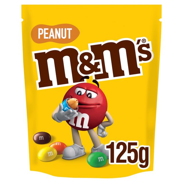 M&M's Peanut Chocolate Pouch 125g - 4.4oz