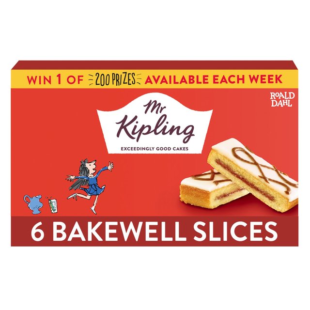 Mr Kipling 6 Bakewell Slices
