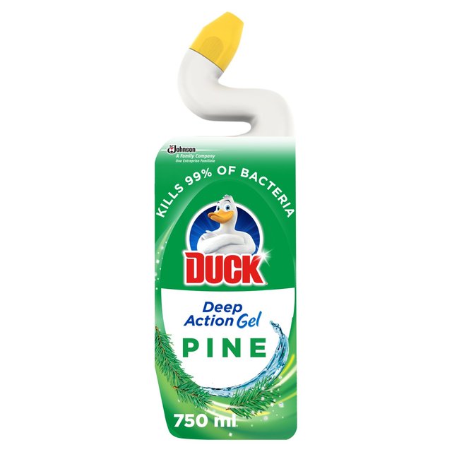 Duck Deep Action Gel Toilet Liquid Cleaner Pine 750ml - 25.3fl oz