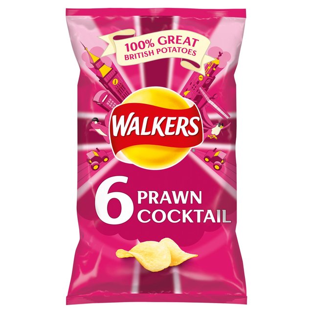 Walkers Prawn Cocktail 6 Pack