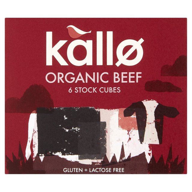 Kallo Organic Beef Stock Cubes 6 Pack