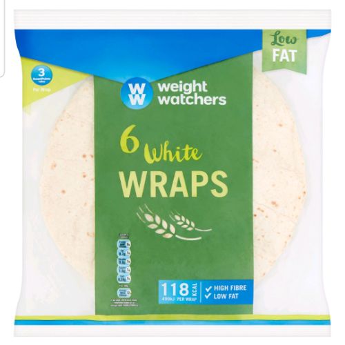 Weight Watchers Plain Wraps 6 Pack