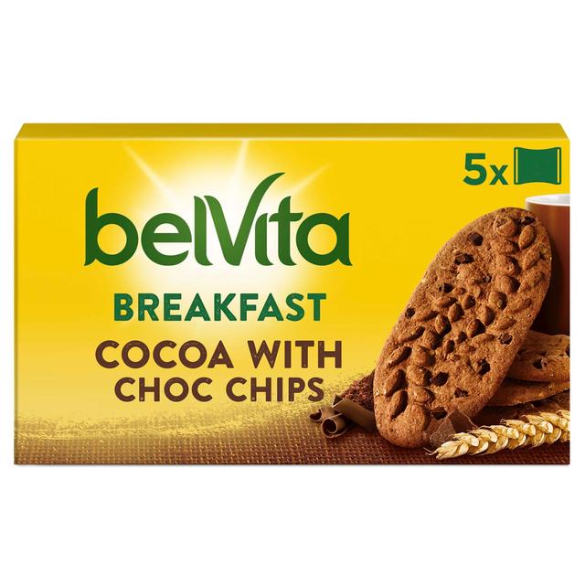Belvita Cocoa Choc Chips Breakfast Biscuits 5 Pack