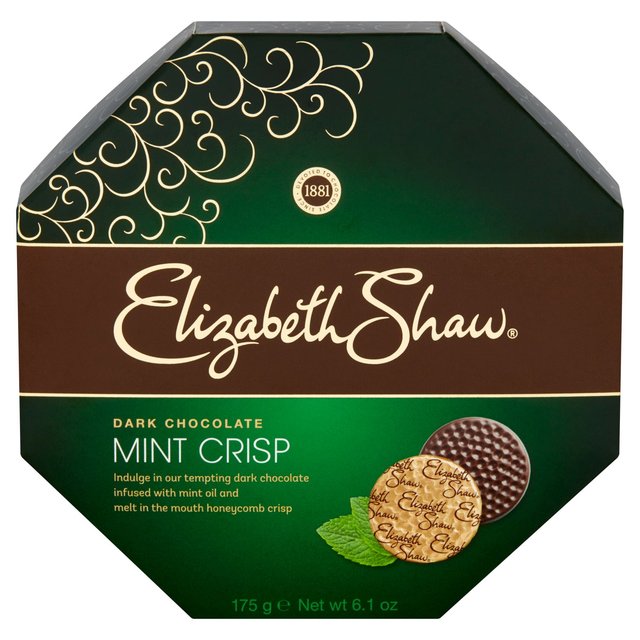 Elizabeth Shaw Dark Mint Crisp Chocolates 175g - 6.1oz