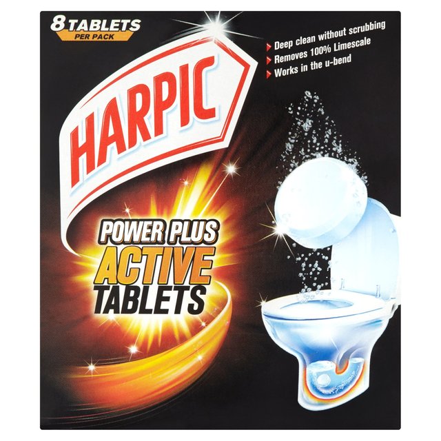 Harpic Power Plus Toilet Cleaner Tablets 8 Pack