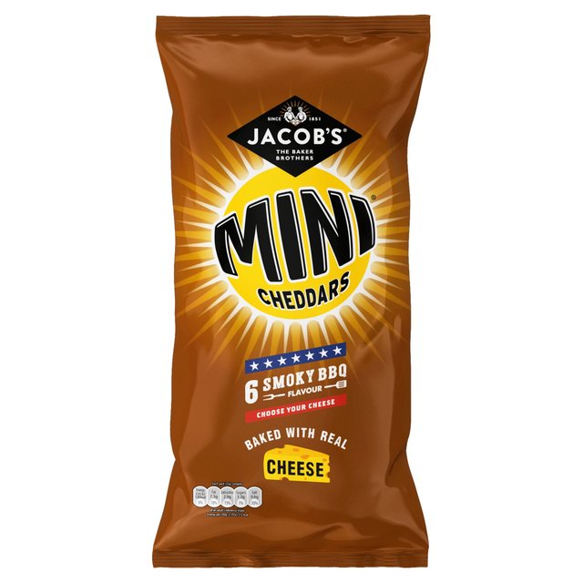Jacob's Mini Cheddars BBQ 6 Pack