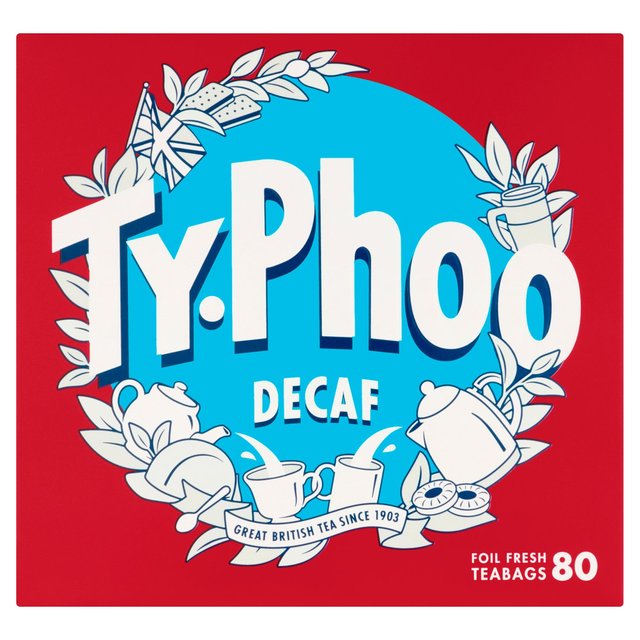 Typhoo Decaf 80 Tea Bags