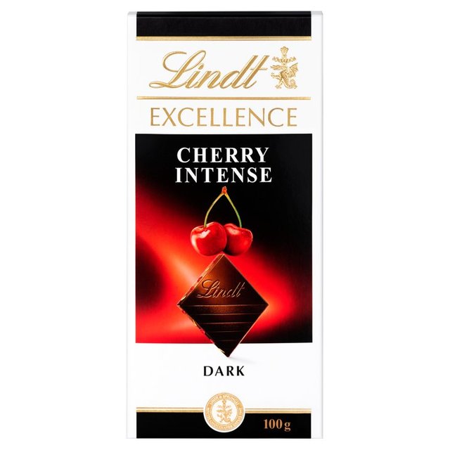 Lindt Excellence Dark Cherry 100g - 3.5oz