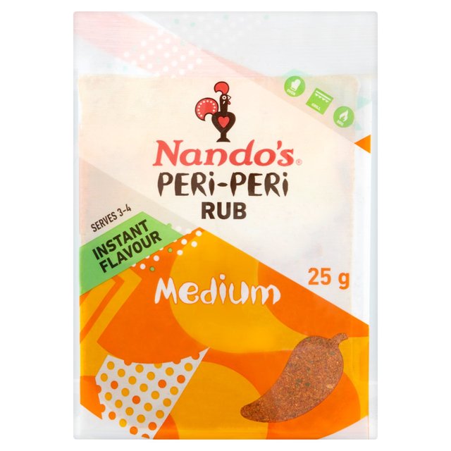 Nando's Medium Seasoning Rub 25g - 0.8oz