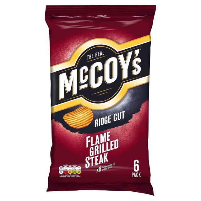 McCoy's Flame Grilled Steak Ridge Cut 6 Pack