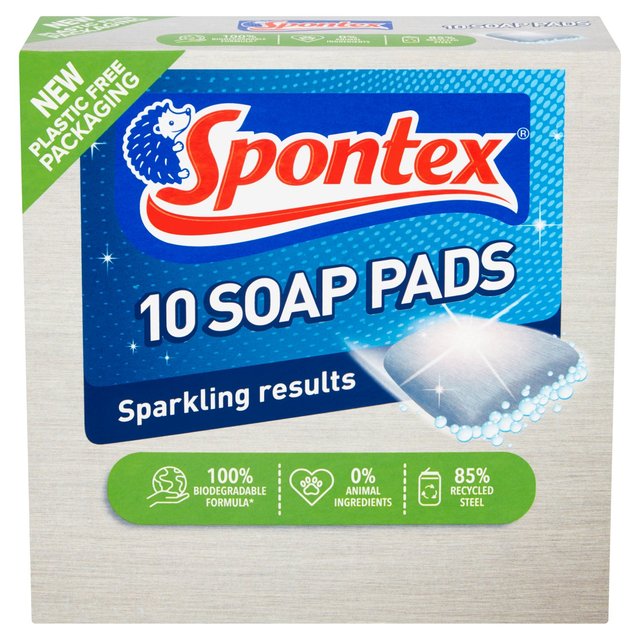 Spontex Soap Filled Pads 10 Pack