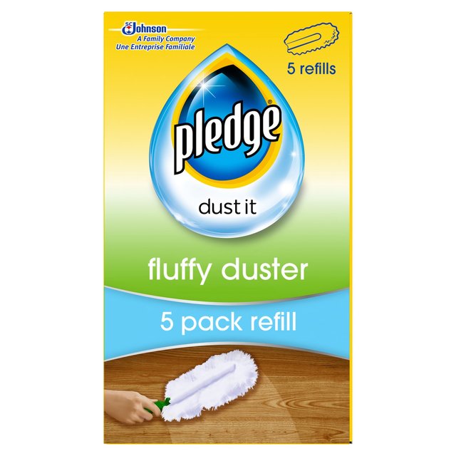 Pledge Dust It Fluffy Duster Refill 5 Pack