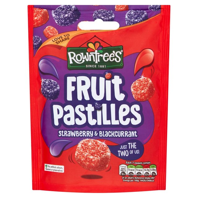 Rowntrees Red and Black Fruit Pastilles 150g - 5.2oz