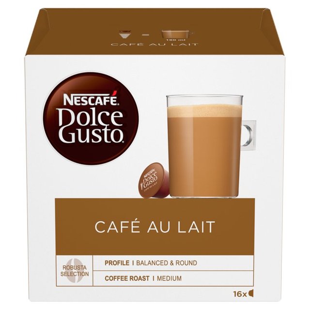 Dolce Gusto Cafe Au Lait Pods 16 Pack
