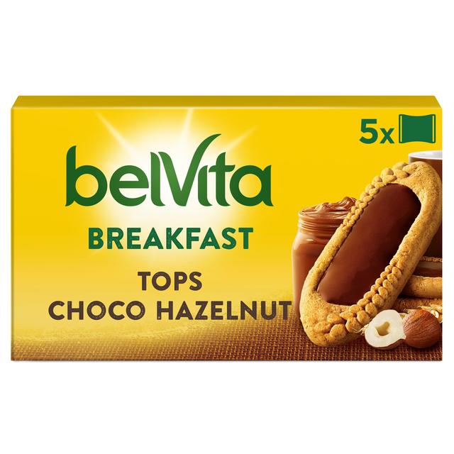 Belvita Choco-Hazelnut Tops Breakfast Biscuits 5 Pack