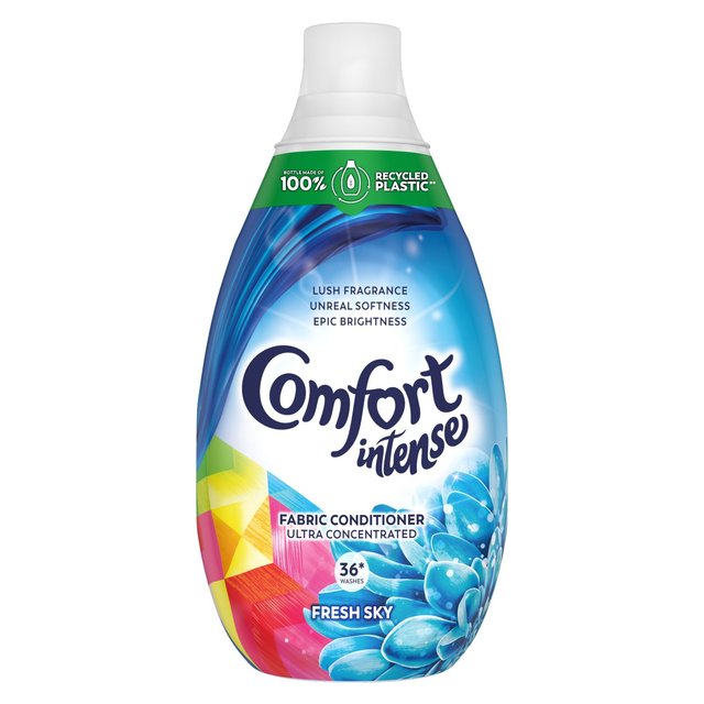 Comfort Intense 36 Wash Fresh Sky Concentrated Fabric Conditioner 540ml - 18.2fl oz