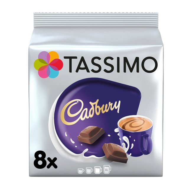 Tassimo Cadbury Hot Chocolate Pods 8 Drinks