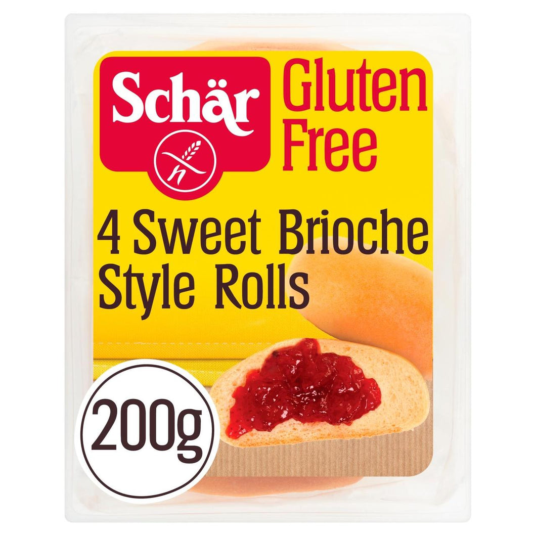 Schar Gluten Free Sweet Brioche Rolls - 4 Per Pack
