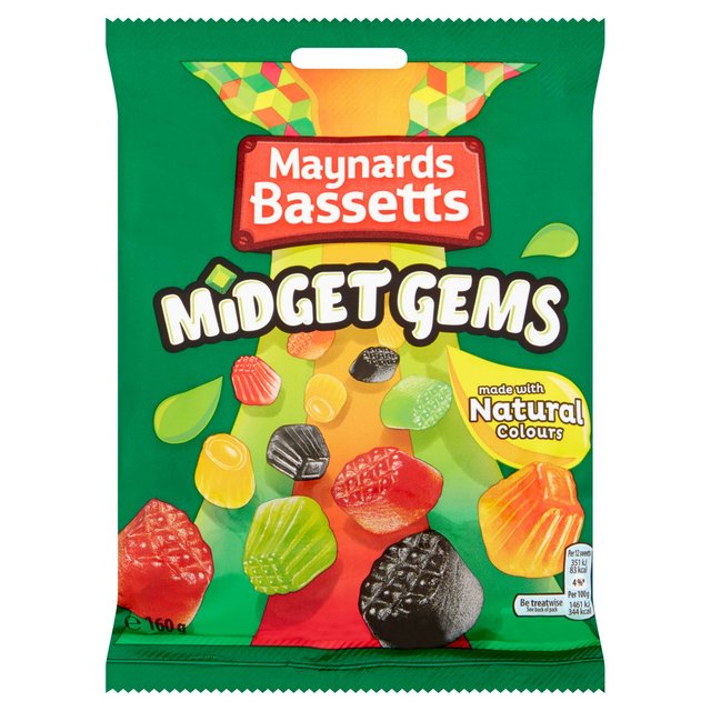 Maynards Bassetts Midget Gems 160g - 5.6oz
